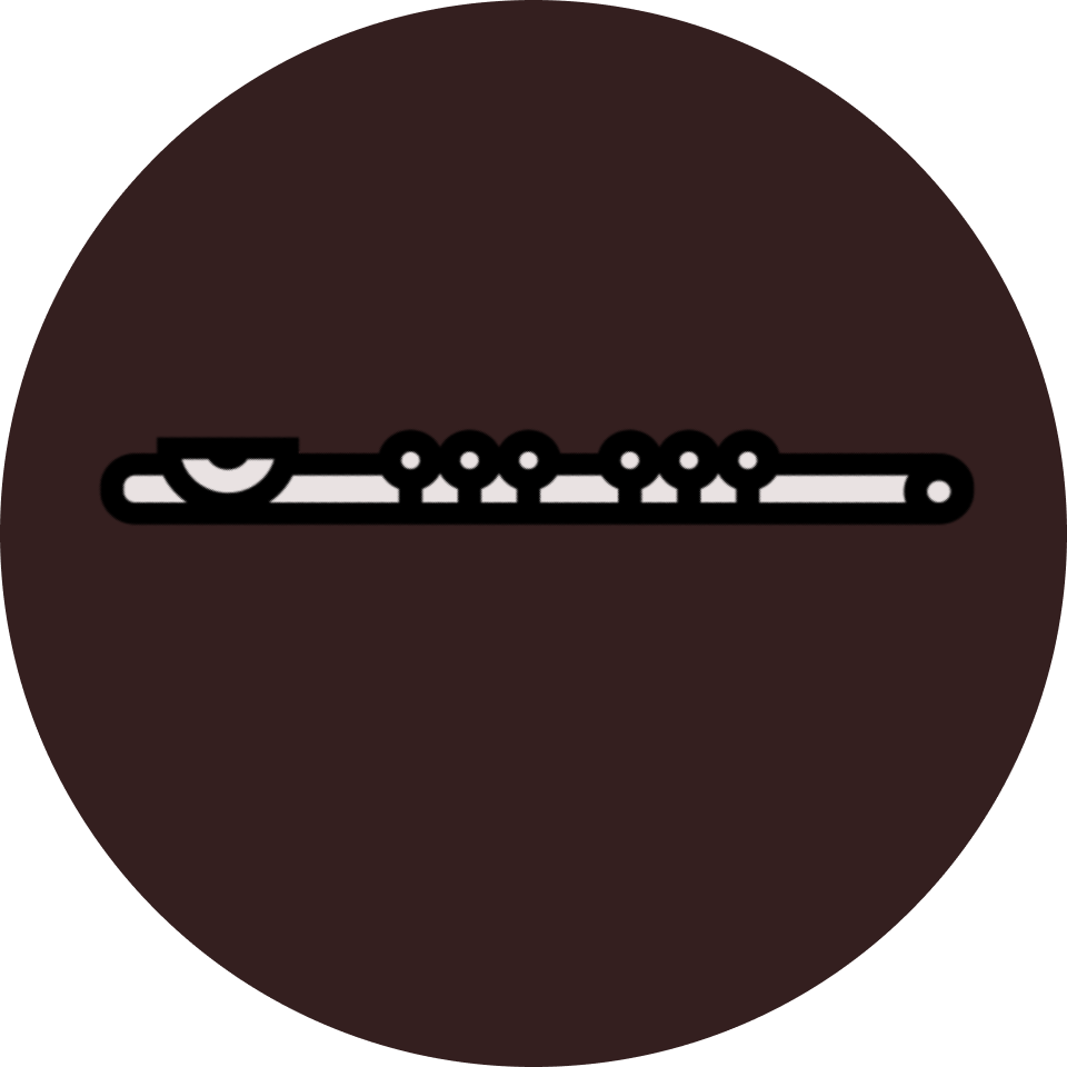 icone de la flute traversière